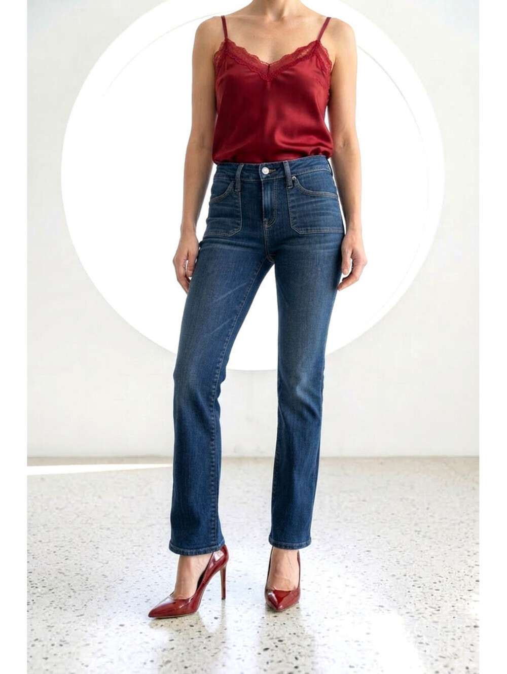 Women's Levi's 545 Low Boot Cut Jeans sz 2 Medium